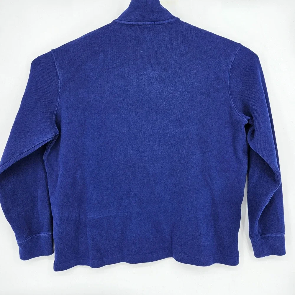 Polo Ralph‎ Lauren Quarter Zip Mens XL Long Sleeve Blue QZip Sweater Preppy